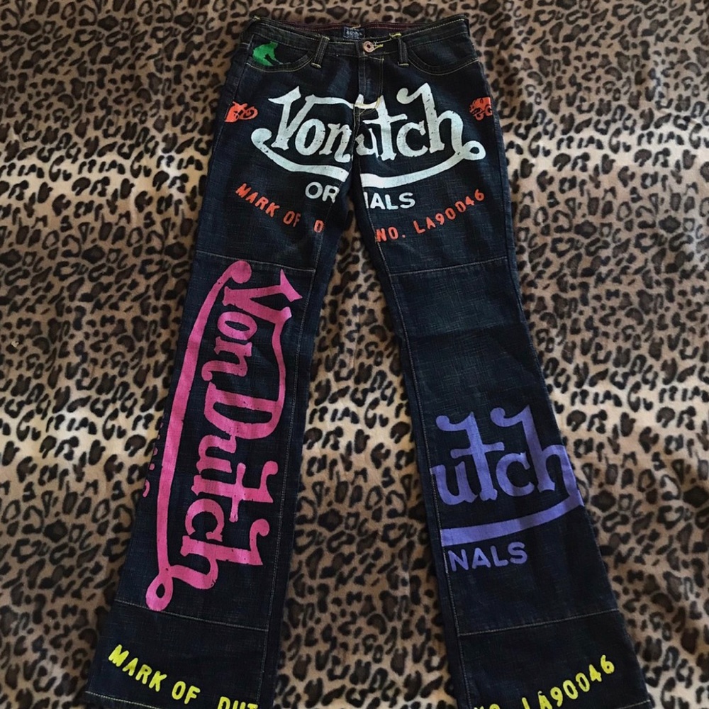 Vintage Graphic Von Dutch jeans - Picture 1 of 1
